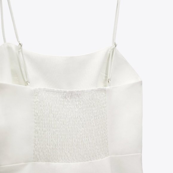 ZARA LINEN BLEND DRESS SZ XL - Picture 4 of 6